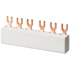 SIEMENS - SIE5ST2603 Sbarra collettrice, 63 A a 3 poli, unità dingombro 15 mm, esecuzione a forcella per 4 apparecchi
