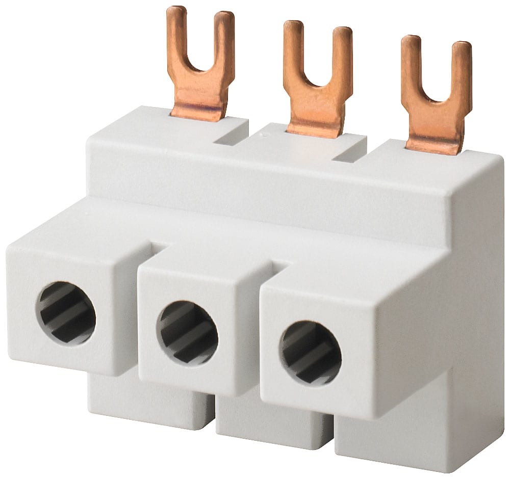 SIEMENS - SIE5ST2600 Sbarretta di collegamento a 3 poli, unità dingombro modulare 15 mm 25 mm² esecuzione a forcella