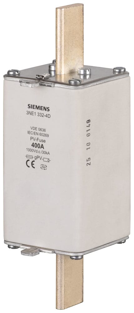 SIEMENS - SIE3NE13304D FUS.FOTOV.NH2L 1000V C.C. 315A GPV