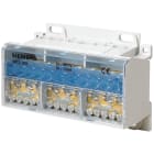 SIEMENS - SIE5ST2502 Blocco distributore a 4 poli, 125A, 690V ingresso 1x 25/35mm² uscita 4x 16+7x 10mm²