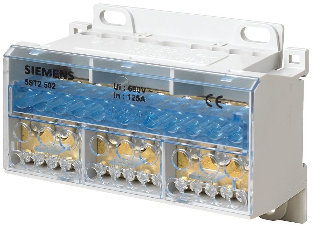 SIEMENS - SIE5ST2502 DISTRIB.BOARD BLOCK 4-POLE,125A 690V