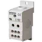 SIEMENS - SIE5ST2507 Blocco distributore a 1 polo, 160A, 690V ingresso 1x 10-70mm² uscita 6x 2,5-16mm²