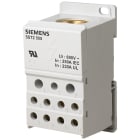 SIEMENS - SIE5ST2508 Blocco distributore a 1 polo, 250A, 690V ingresso 1x 35-120mm² uscita 2x2,5-25+5x 2,5-16+4x 2,5-10mm²