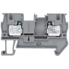 SIEMENS - SIE8WH60000AG00 Morsetto passante 4 mm², larghezza 6,2 mm, grigio