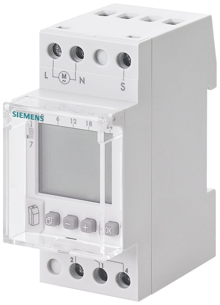 SIEMENS - SIE7LF45310 Orologio interruttore settimanale Astro Digital, 230 V 16 A, 1 canale, 2UM