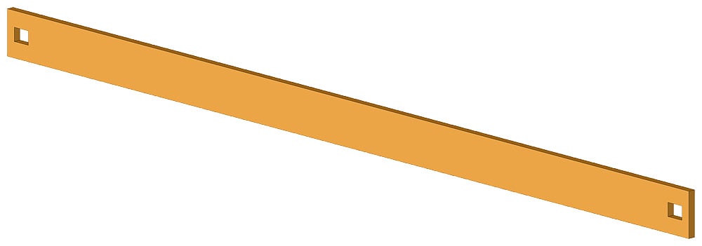 SIEMENS - SIE8MF10602HD2 SIVACON, sbarra di messa a terra, 30 x 10 mm², La: 600 mm