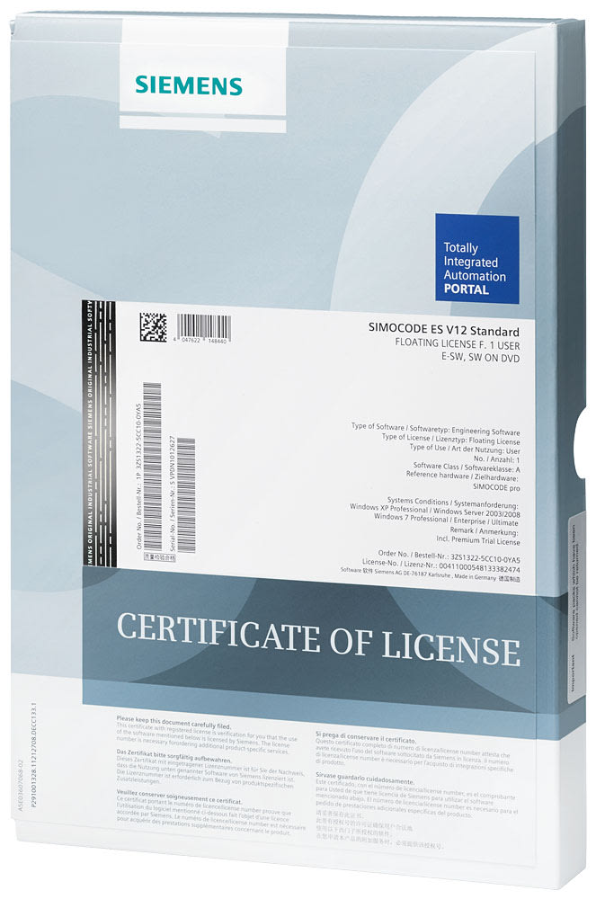 SIEMENS - SIE3ZS13164CE100YB5 SIRIUS SAFETY ES BASIC DOWNLOAD