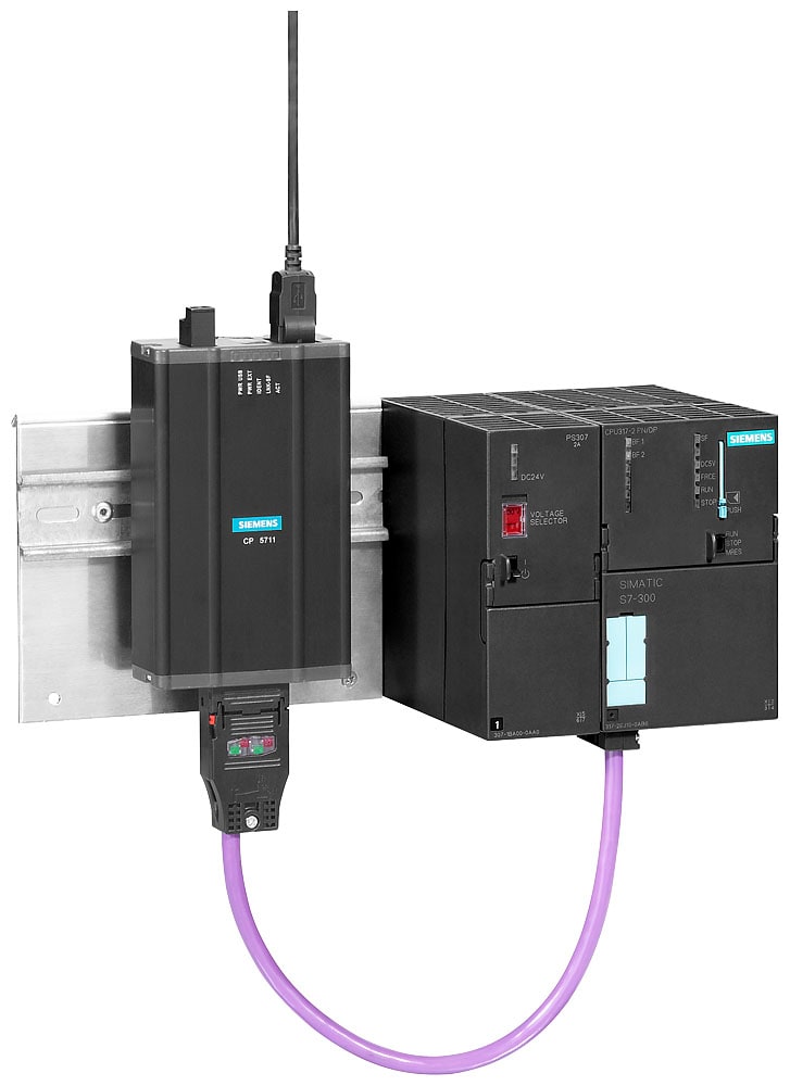 SIEMENS - SIE6GK15711AA000AH0 Supporto per guida profilata per processore di comunicazione CP 5711