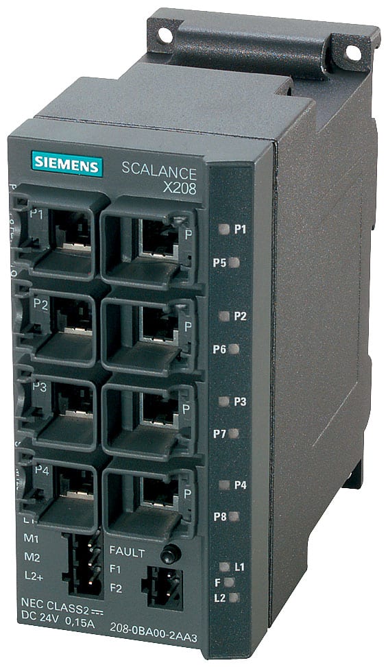 SIEMENS - SIE6GK52080BA102AA3 SIMATIC NET SCALANCE X208