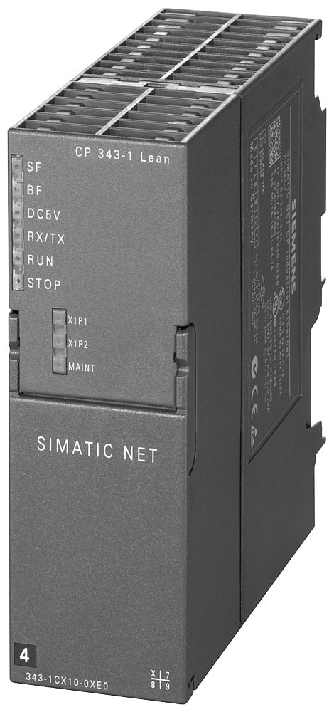 SIEMENS - SIE6GK73431CX100XE0 COMMUNICATION PROCESSOR CP 343-1 LEAN