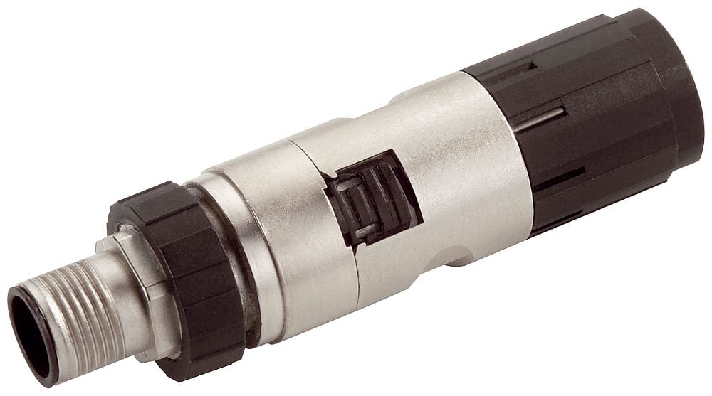 SIEMENS - SIE6GK19010DB206AA0 IE FC M12 Plug PRO 2 x 2, connettore M12, uscita cavo assiale, D-coded, 1 pezzo