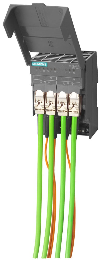 SIEMENS - SIE6GK52042BC002AF2 SCALANCE XF204-2, managed flat switch di Layer 2, 4x RJ45, 2x multimode ST/BFOC