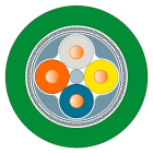 SIEMENS - SIE6XV18402AU10 IE FC TP STANDARD CABLE GP 1000 M