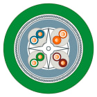 SIEMENS - SIE6XV18782F IE FC TP FRNC CABLE GP 4X2, CAT6A