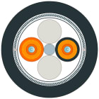 SIEMENS - SIE6XV18732G FO Ground Cable 50/125/1400 (OM 2), sezion., MM, prot. antiroditori, a metraggio