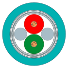 SIEMENS - SIE6XV18303GH10 PROFIBUS FESTOON CABLE GP SOLD BY THE M