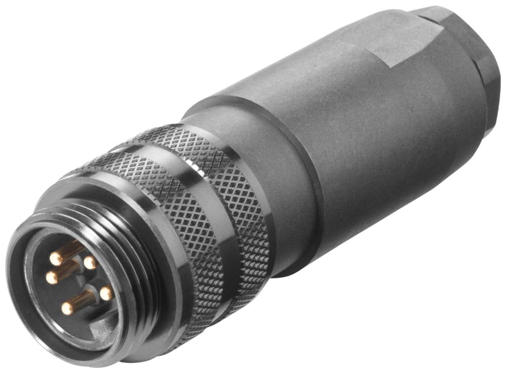 SIEMENS - SIE6GK19050FA00 Connettore da 7/8, uscita cavo assiale, per ET 200, inserto maschio