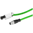 SIEMENS - SIE6XV18715TH30 Cavo IE; M12/RJ45; 2x2; 3 m; D-cod.; Cat5e; PVC; robusto