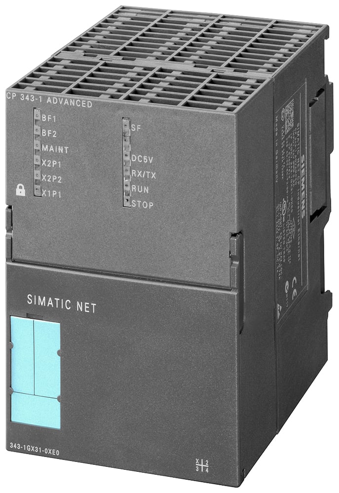 SIEMENS - SIE6AG13431GX314XE0 SIPLUS NET CP 343-1 Advanced basato su 6GK7343-1GX31-0XE0 con Conformal Coating, 0…+60°C, per il collegamento di SIMATIC S7-300 CPU su Ind. Etherne...