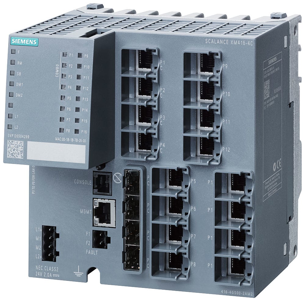 SIEMENS - SIE6GK54164GR002AM2 SCALANCE XM416-4C