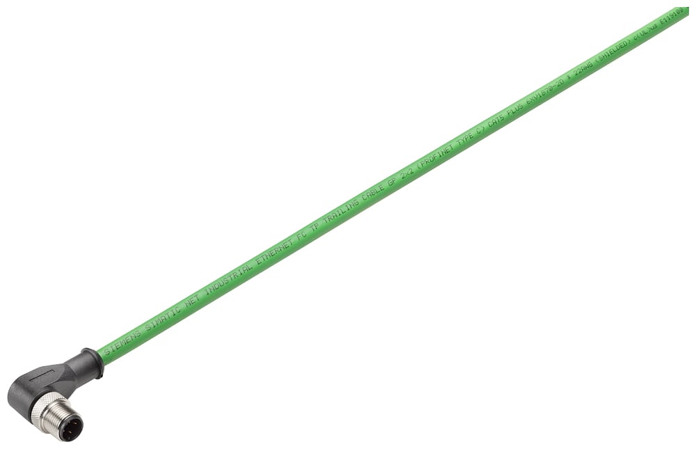 SIEMENS - SIE6XV18708GH20 IE CONNECTING CABLE M12-90/M12-90, 2M