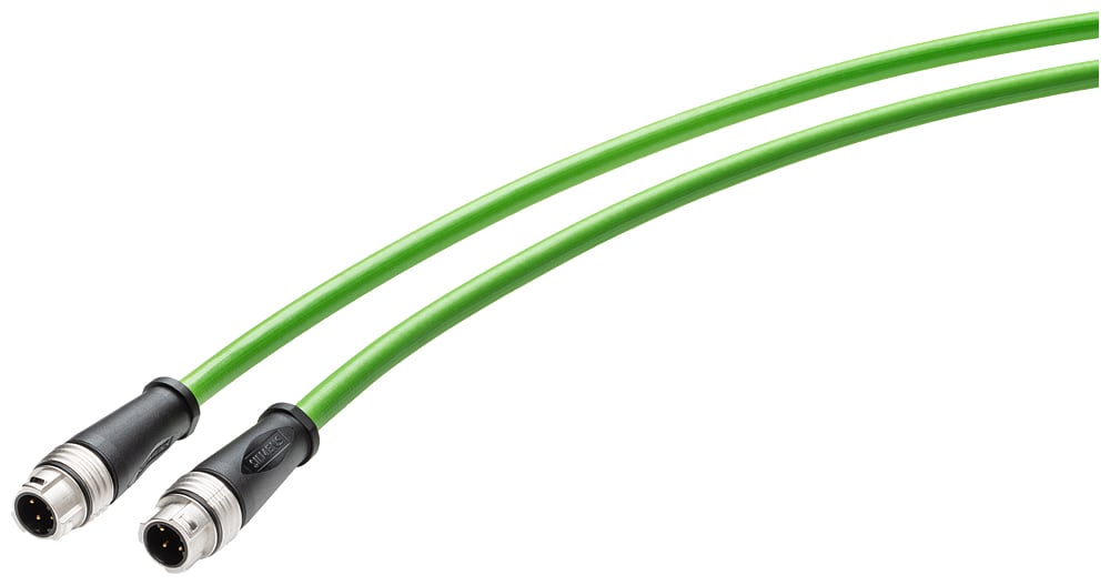 SIEMENS - SIE6XV18718AE50 IE CONNECTING CABLE M12-180/M12-180 0,5M