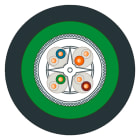 SIEMENS - SIE6XV18782G IE GROUND CABLE 4X2, SOLD BY THE M