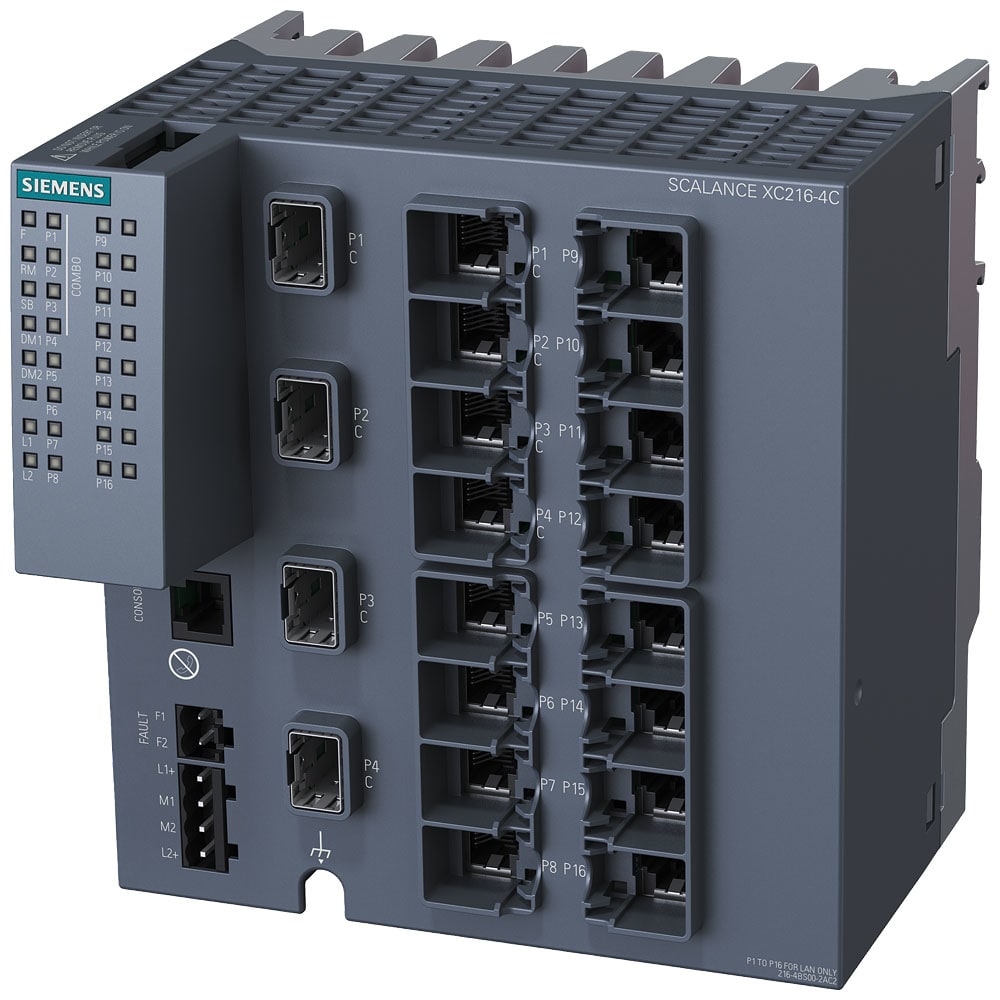 SIEMENS - SIE6GK52164BS002AC2 SCALANCE XC216-4C