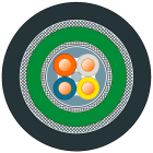 SIEMENS - SIE6XV18712N Cavo IE TP Robust interrato; 2 x senza; 2x2; Cat5e; PE; robusto