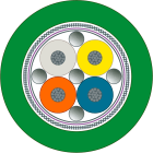 SIEMENS - SIE6XV18402R IE TP ROBOT CABLE 2X2 (PROFINET TYP R)