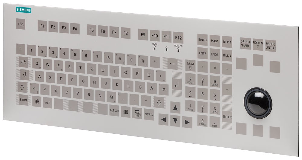 SIEMENS - SIE6GF67103BG PS2 CABINET KEYBOARD 19 INT TRACKBALL