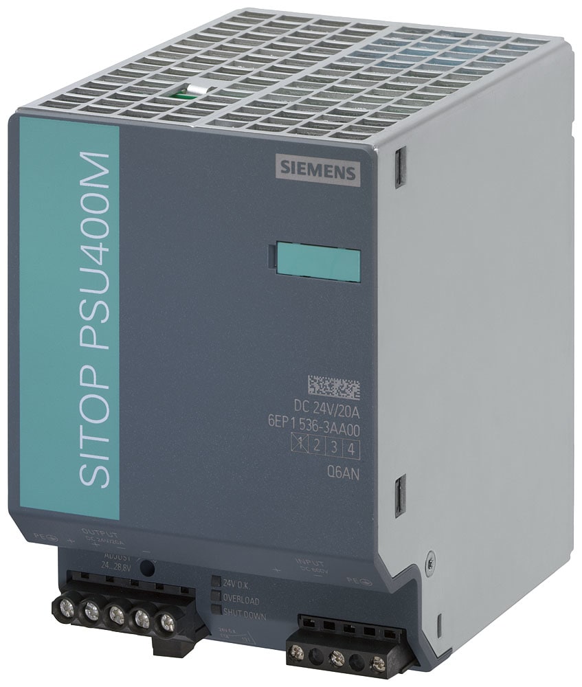 SIEMENS - SIE6EP15363AA00 SITOP PSU400M 24 V/20 A