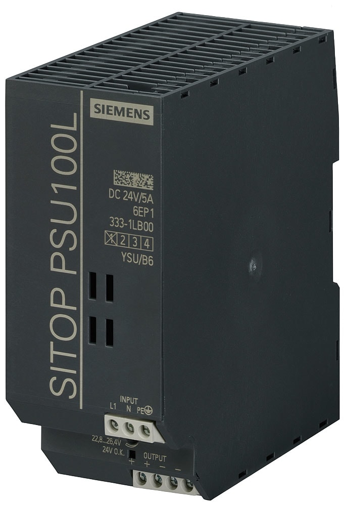 SIEMENS - SIE6EP13331LB00 Alimentatore SITOP PSU100L, monofase DC 24 V/5 A