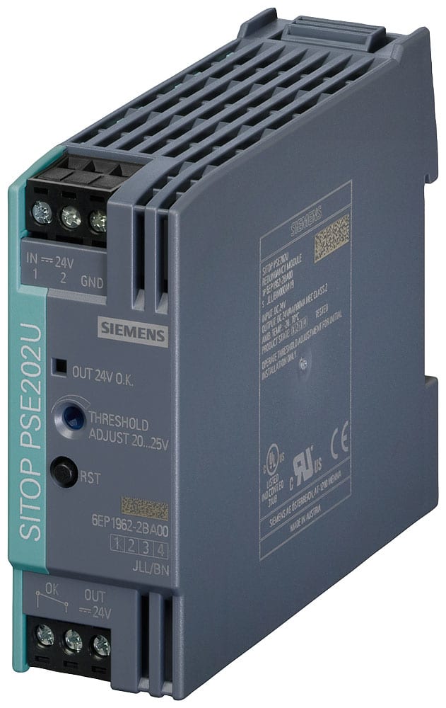 SIEMENS - SIE6EP19622BA00 Modulo di ridondanza SITOP PSE202U, DC 24 V/NEC class2 con limitazione a 100 VA