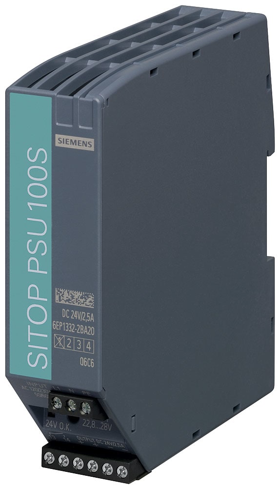 SIEMENS - SIE6EP13322BA20 SITOP PSU100S 1AC DC24V 2.5A