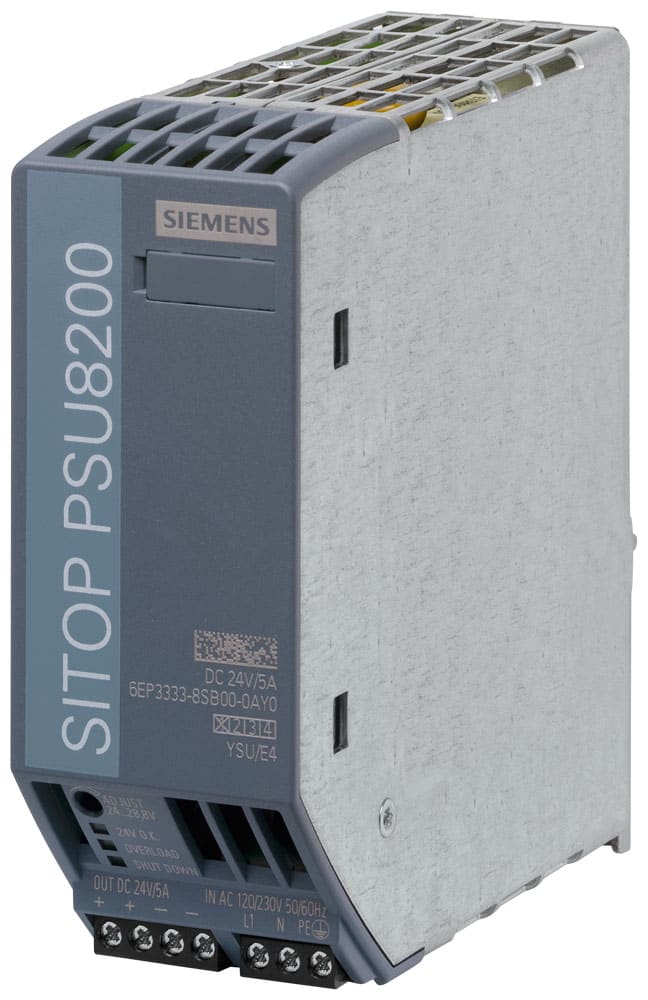 SIEMENS - SIE6EP33338SB000AY0 Alimentatore SITOP PSU8200, monofase DC 24 V/5 A