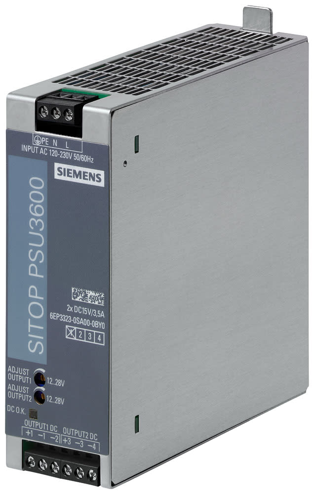SIEMENS - SIE6EP33230SA000BY0 Alimentatore SITOP PSU3600 dual, monofase DC 2x15 V/3,5 A
