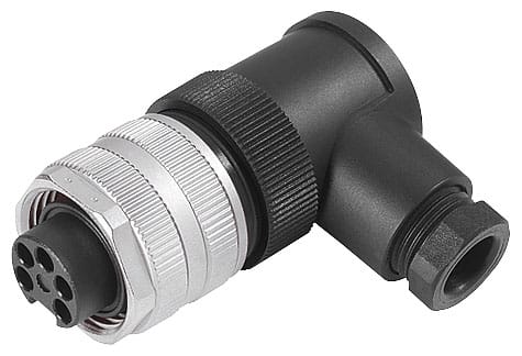 SIEMENS - SIE3RK19023DA00 Presa, 7/8 per 24V, connessione a vite, angolata, a 5 poli, 1,5 mm2 max. 9A, IP67