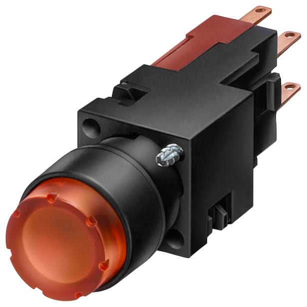 SIEMENS - SIE3SB22070LC01 PULS. LUMIN. PIATTO ROSSO 1R 16MM