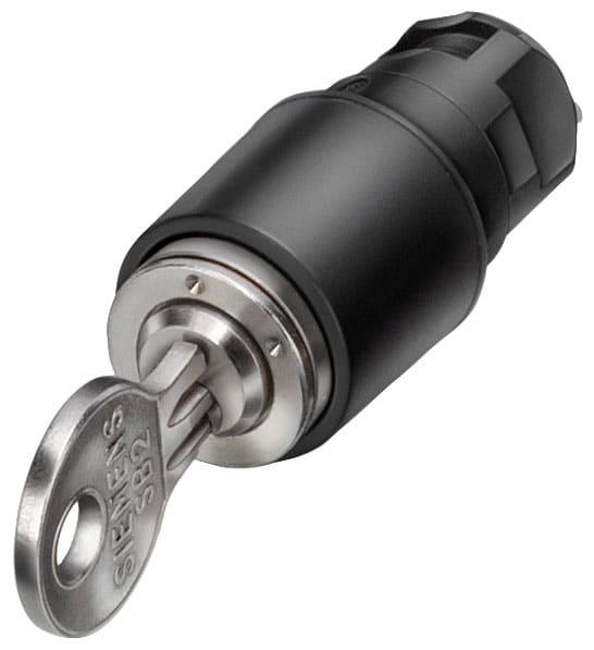SIEMENS - SIE3SB20004PB01 SEL. CHIAVE 3POS. PERM.ESTR. 1-0-2