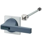 SIEMENS - SIE8UC73141BB44 Comando porta 8UC7, operatore colore grigio scuro/blu verde Basic, mostrina frontale colore grigio chiaro
