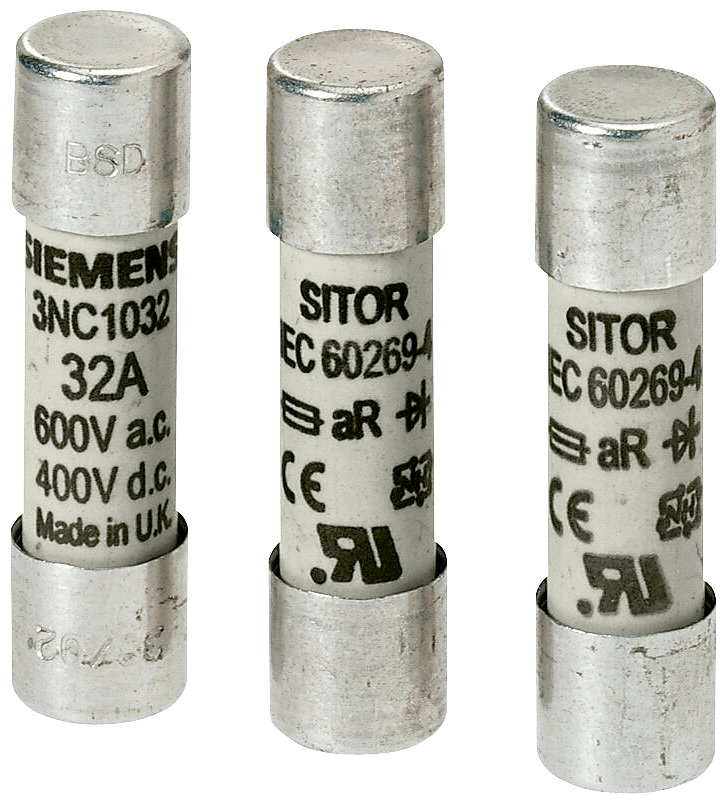 SIEMENS - SIE3NC10200MK FUS.SITOR 10X38 GR 20A 690VC.A./250VC.C.