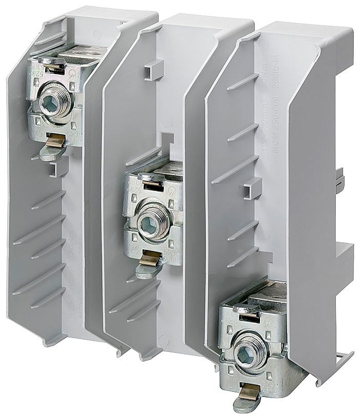 SIEMENS - SIE8US19412AA03 Set di morsetti di collegamento, a 3 poli, conduttore tondo 95 ... 300 mm², AWG