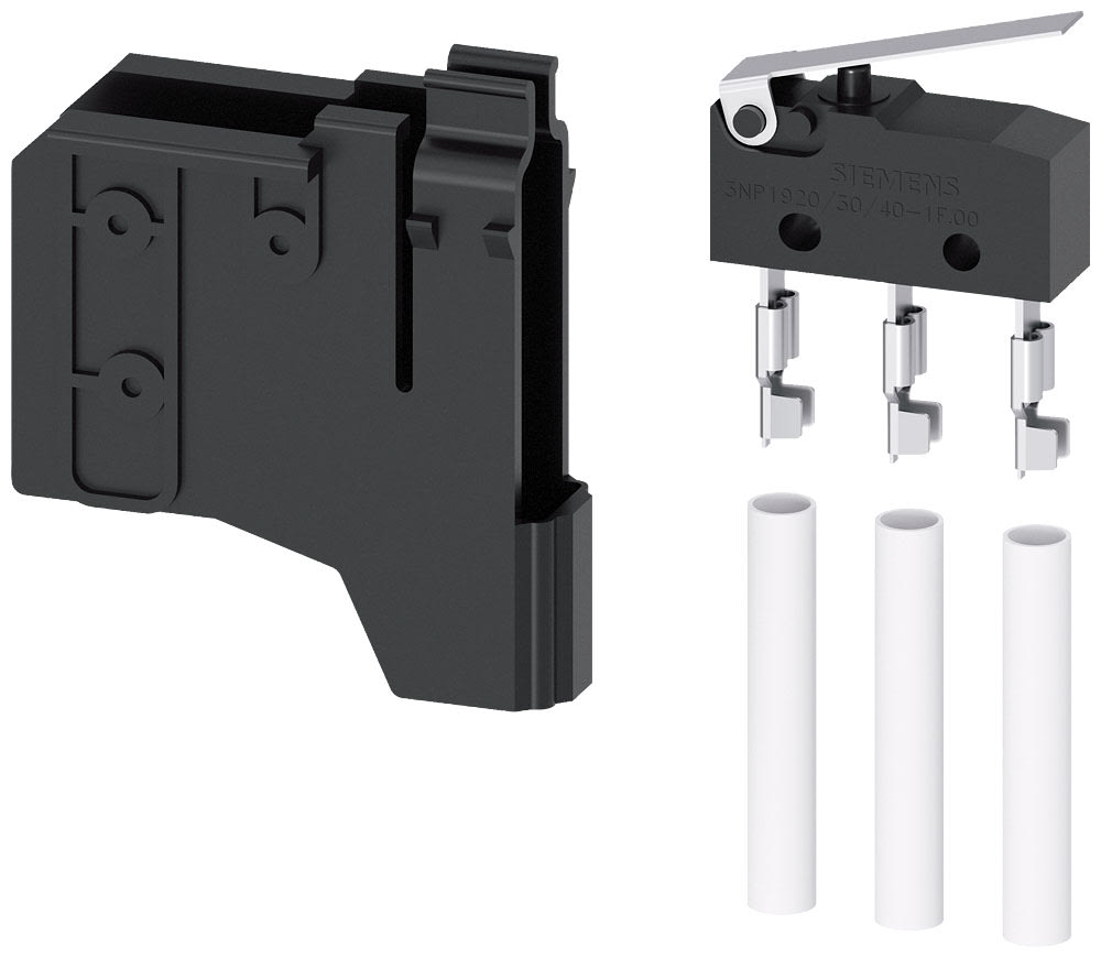 SIEMENS - SIE3NP19401FB00 Blocchetto di contatti ausiliari, 1 contatto CO compatibile con lelettronica, per grandezza costruttiva NH1, NH2, NH3, accessori