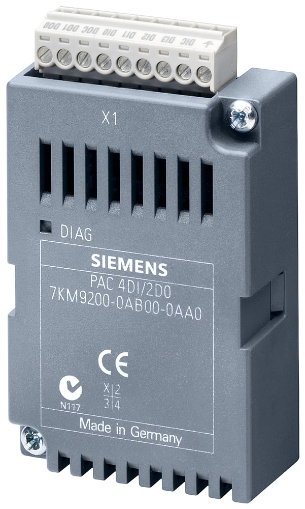 SIEMENS - SIE7KM92000AB000AA0 MODULO AGGIUNTIVO CONTATTI DIG. 4DI+2DO