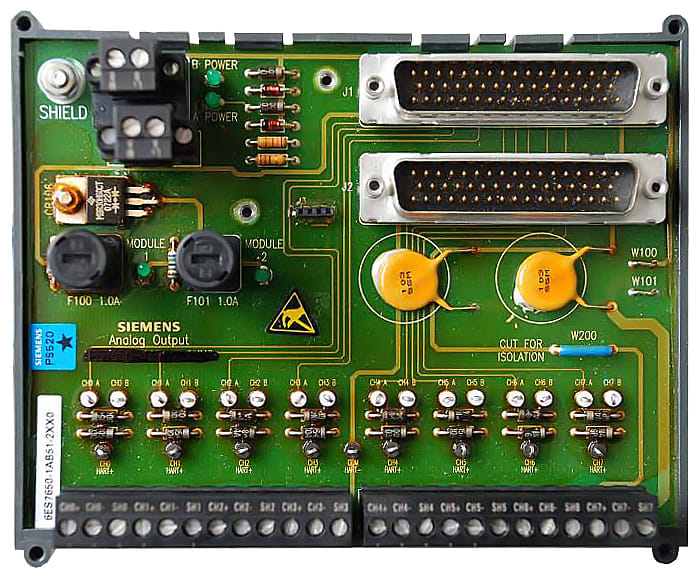 SIEMENS - SIE6ES76501AB612XX0 SIMATIC PCS7, RED AO8 HART MTA