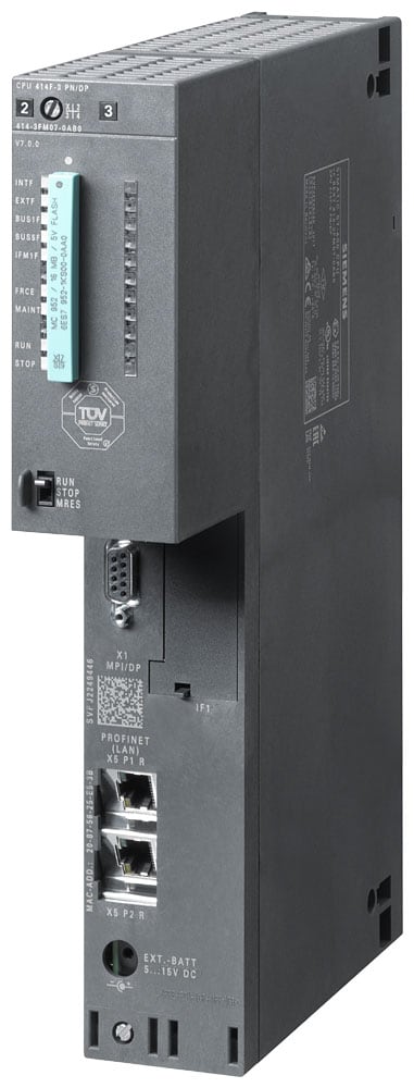 SIEMENS - SIE6ES74143FM070AB0 CPU414F-3 PN/DP, 4 MB, 3 INTERFACES