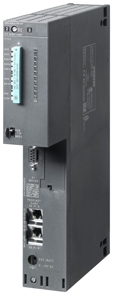SIEMENS - SIE6ES74163ES070AB0 SIMATIC S7-400 CPU 416-3 PN/DP 16 MB