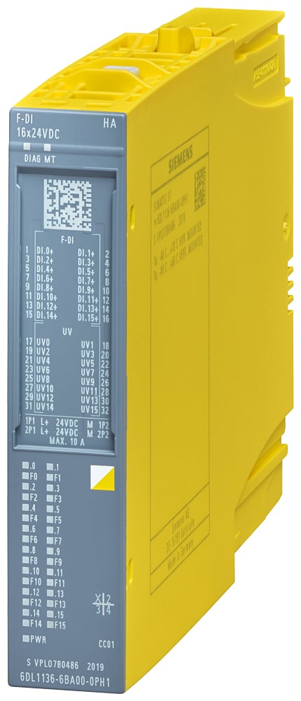 SIEMENS - SIE6DL11366BA000PH1 ET 200SP HA, F-DI 16X24VDC