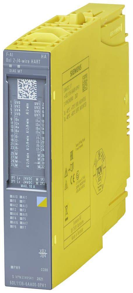 SIEMENS - SIE6DL11366AA000PH1 SIMATIC ET 200SP HA F-AI 8xI 2-/4-wire HART HA